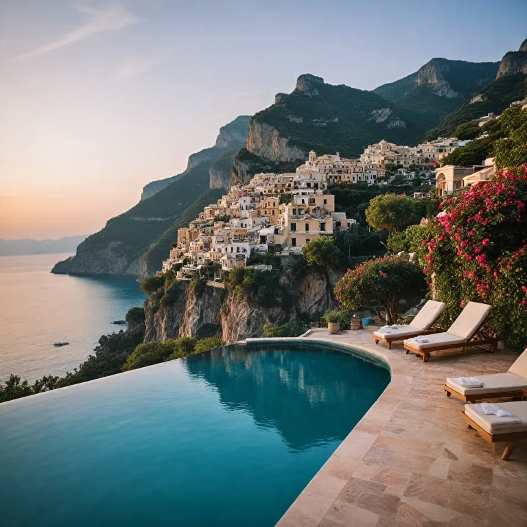 Experience the finest private pool hotels on the Amalfi Coast for an exclusive stay