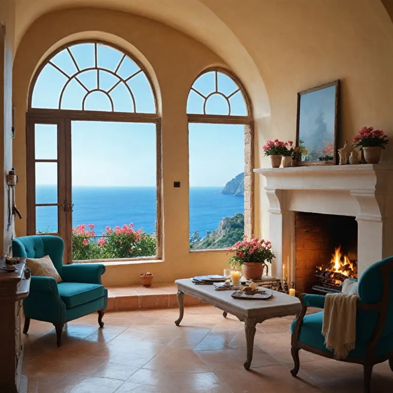 Elegant Amalfi Coast stays with a fireplace in your room