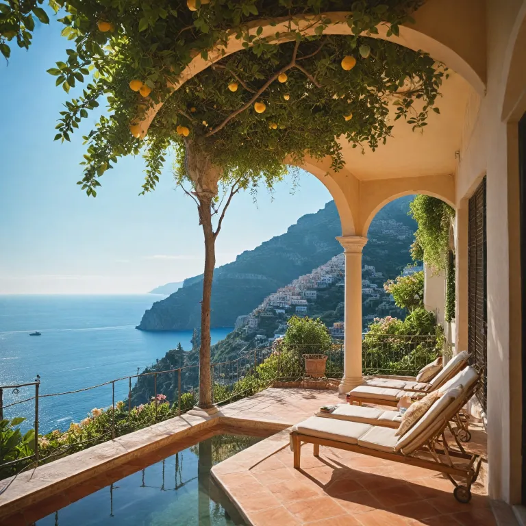 Amalfi coast villa rental in Positano for refined seaside stays